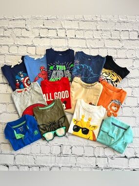 Mixed Boys Graphic Tee & Polo Bundle sizes 4T